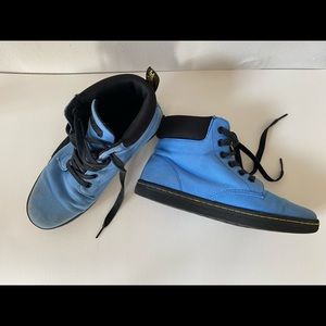 Dr Marten Blue Classic Canvas Boot